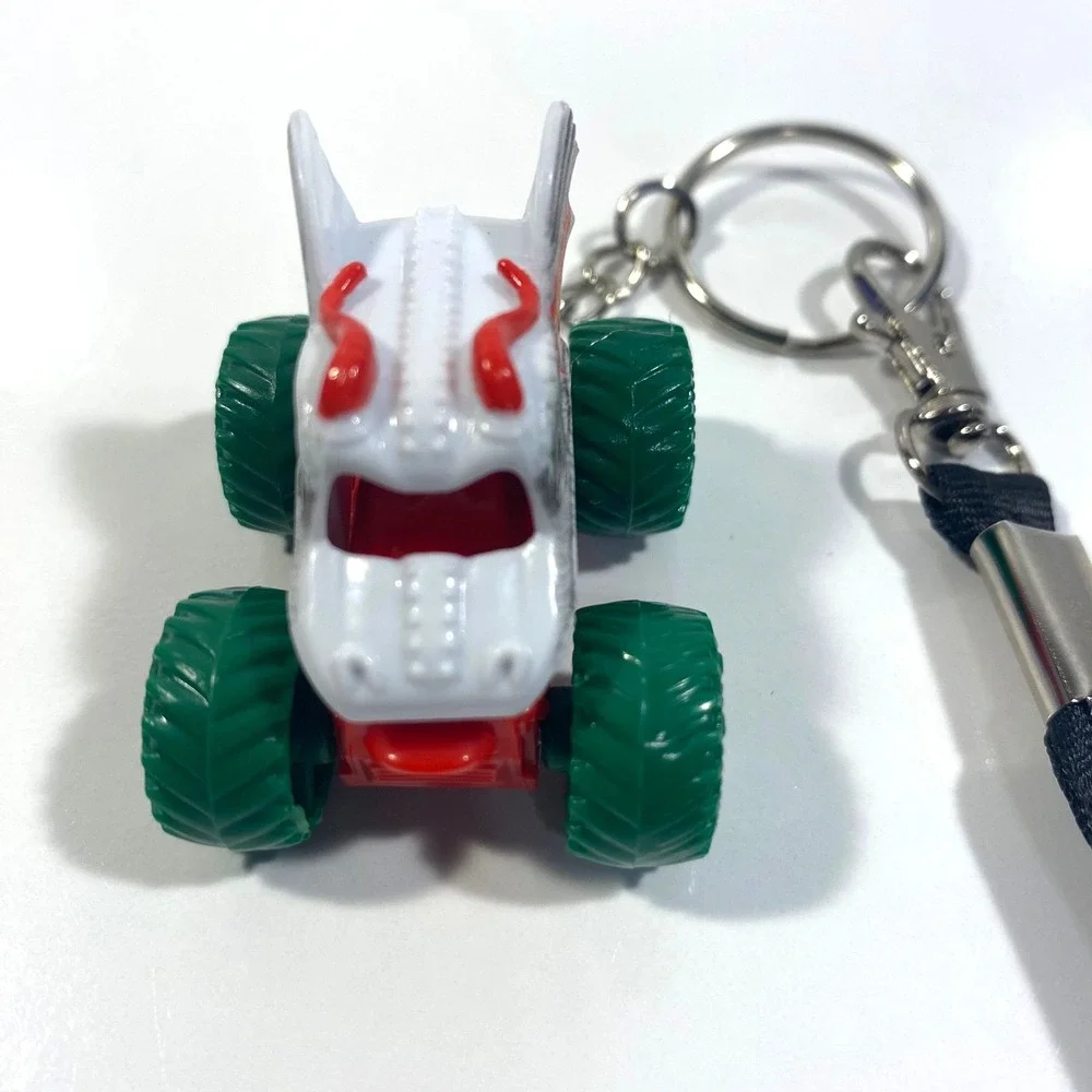 Monster Jam Mini Dragon Christmas Truck Spin Master Custom Keychain - Lanyard